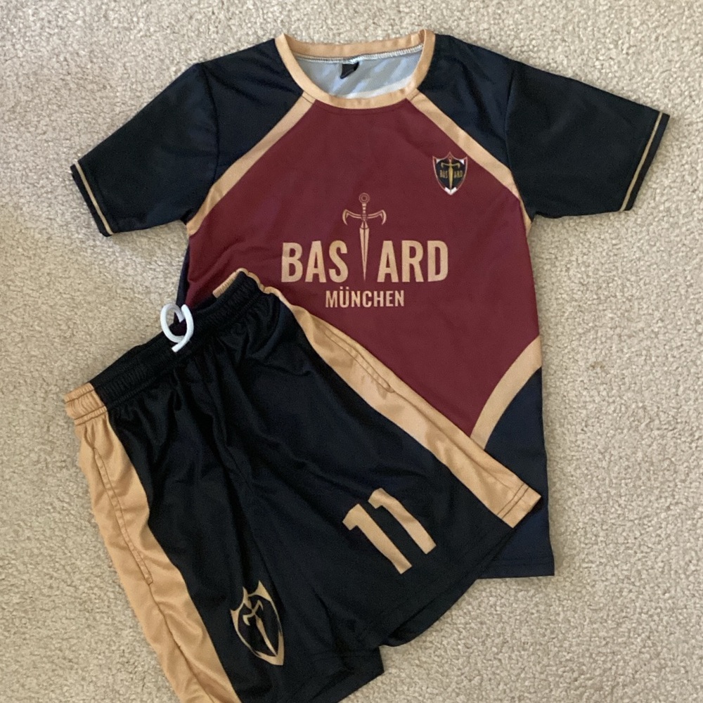 Bastard München Kids Soccer Jersey Bluelock #11 Isagi